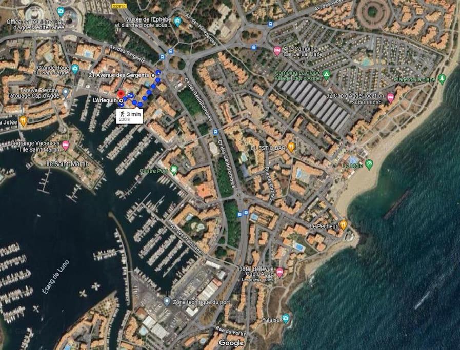 Studio Centre Port, Cap D'Agde Ngoại thất bức ảnh
